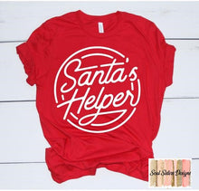 Load image into Gallery viewer, Santa's Helper (white) (C107-8)