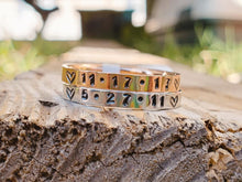 Load image into Gallery viewer, FLAT 3mm Handstamped Stacking Ring