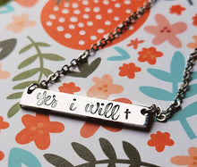 Load image into Gallery viewer, Personalized Bar Necklace