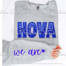 Load image into Gallery viewer, School Mascot Faux sequin Crewneck Sweatshirt