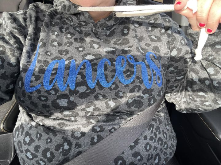 Glitter Lancers Leopard Hoodie