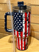 Load image into Gallery viewer, American Flag 40oz Tumbler