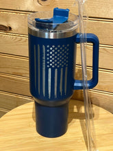 Load image into Gallery viewer, American Flag 40oz Tumbler