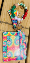 Load image into Gallery viewer, beaded wristlet keychain wallet