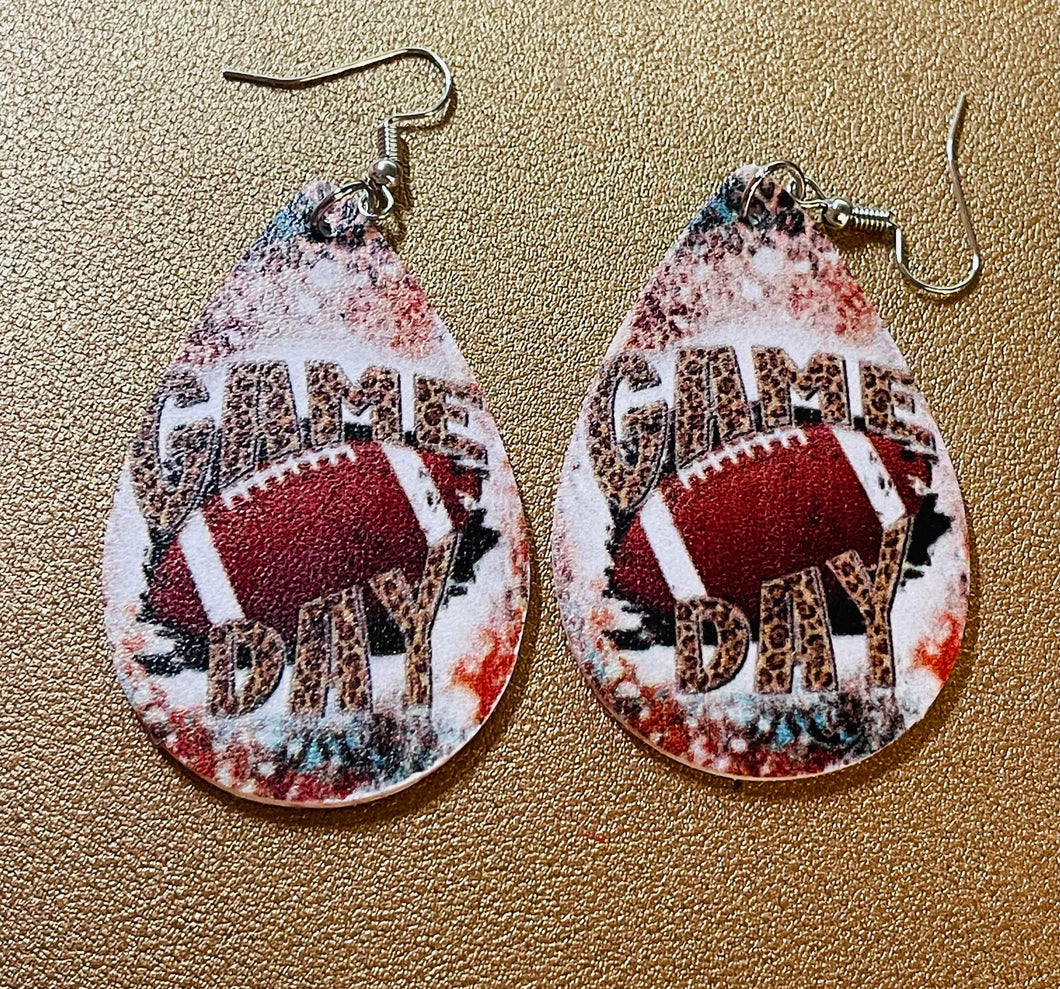 Game Day Football Earring