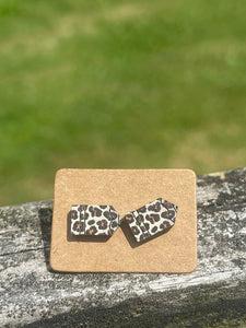 Back To School Leopard Earrings