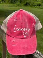 Load image into Gallery viewer, Lakewood Lancers Messy Bun Hat