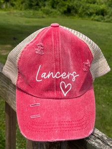 Lakewood Lancers Messy Bun Hat