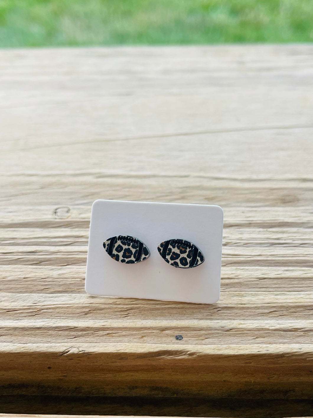 Football Stud Earring