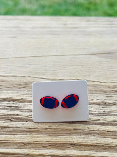 Football Stud Earring