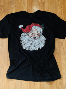 Faux Sequin Santa C210