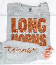 Load image into Gallery viewer, Team Mascot Faux sequin Crewneck Sweatshirt