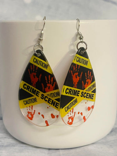 Crime Scene Earring