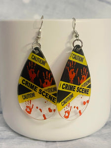 Crime Scene Earring