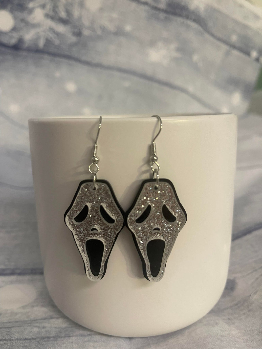 Ghost Face Earring