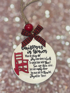 Christmas In Heaven Ornament