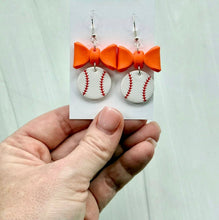 Load image into Gallery viewer, Custom Sports and Bows Earrings