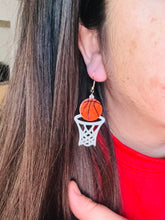 Load image into Gallery viewer, Basketball Hoop Earring