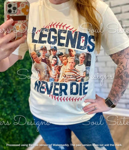 Legends Never Die (OVER SIZED PRINT)