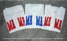 Load image into Gallery viewer, CUSTOM Glitter Embroidery BASEBALL JERSEY (CLOSING FRIDAY MARCH 22ND)