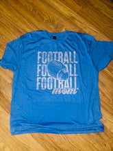 Load image into Gallery viewer, Football Mom (Metallic Silver)