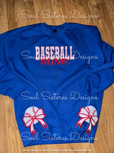 Load image into Gallery viewer, Custom Sport Glitter Embroidered Sweatshirt With Side Bows