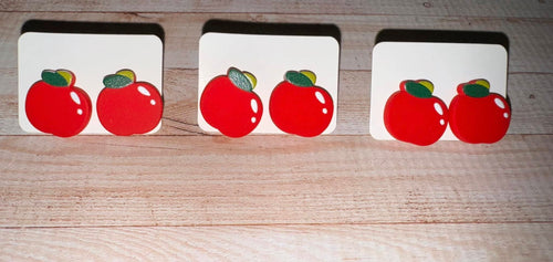 Apple Stud Earring