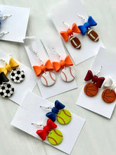 Load image into Gallery viewer, Custom Sports and Bows Earrings