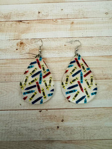 Crayon Earrings