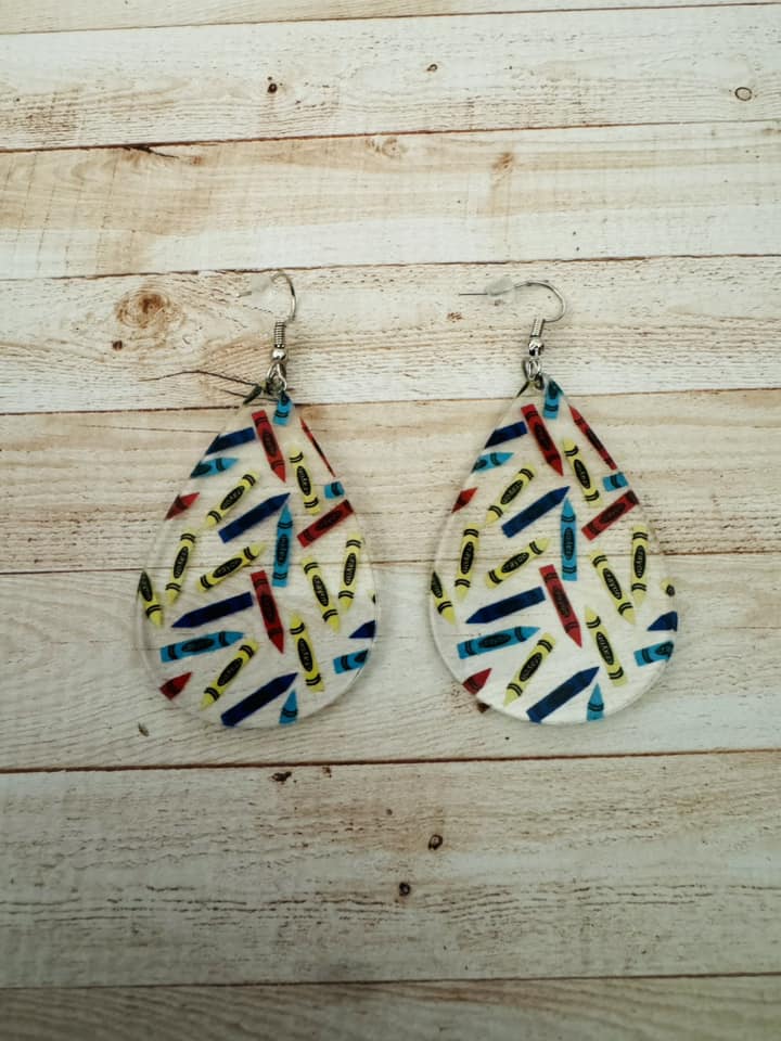 Crayon Earrings