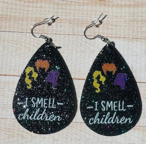 I smell children earring