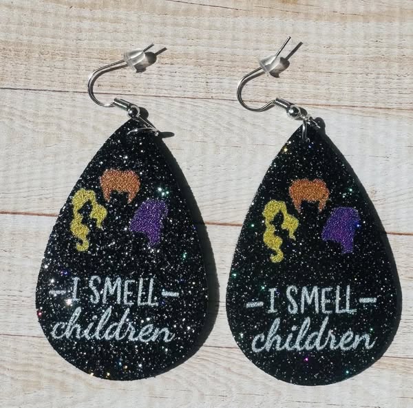 I smell children earring