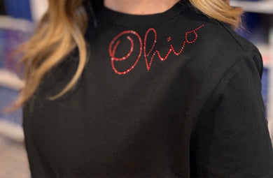 Ohio Collar ( REAL Rhinestones)