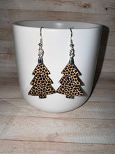 Load image into Gallery viewer, Christmas Tree Dangle Acrylic Earring