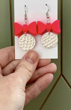 Load image into Gallery viewer, Custom Sports and Bows Earrings