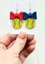 Load image into Gallery viewer, Custom Sports and Bows Earrings