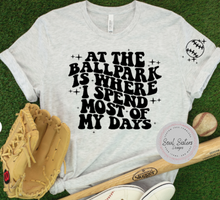 Load image into Gallery viewer, At The Ballpark With Pocket Accent (Black Ink) BB79