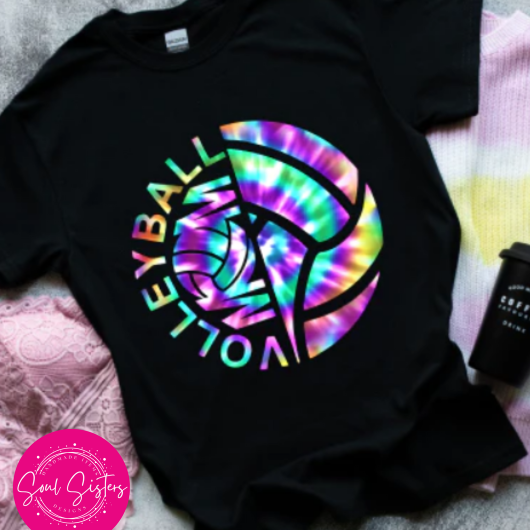 Tie Die Volleyball mom VB5