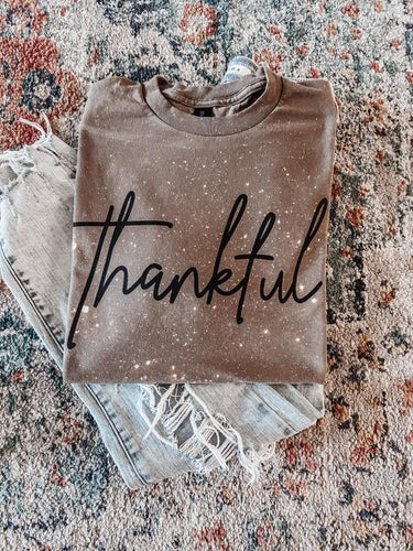 Thankful (bleach splatter)