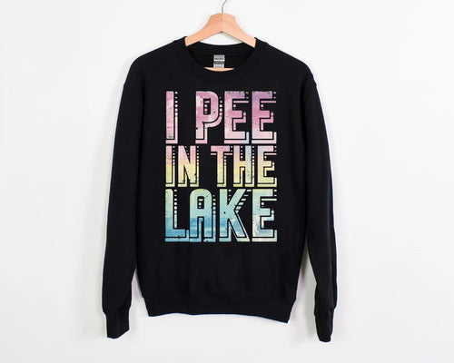 I pee in the lake
