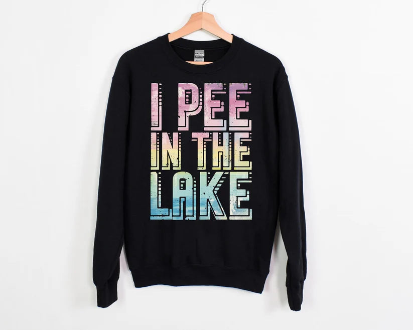 I pee in the lake