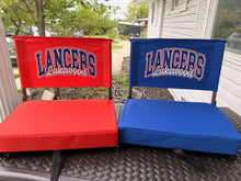 Load image into Gallery viewer, Lakewood Lancers School Spirit Bleacher Chair