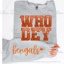 Load image into Gallery viewer, Team Mascot Faux sequin Crewneck Sweatshirt