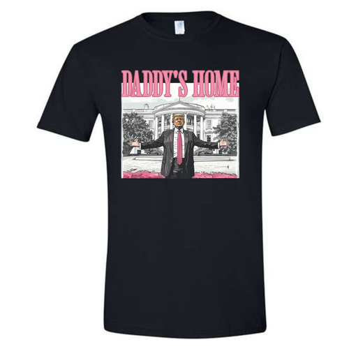Daddy's Home (pink and gray)