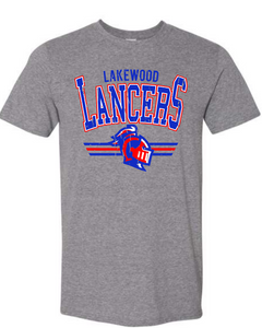 Lakewood Lancers Distressed (with Mascot)