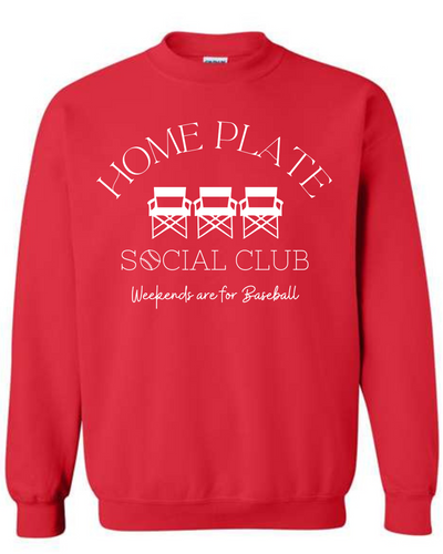 Home Plate Social Club Baseball/Softball OVERSIZE PRINT