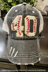 Baseball / Softball Chenille Patch Hat CLOSES APRIL 14TH