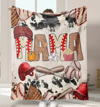 Load image into Gallery viewer, MAMA Baseball Blanket