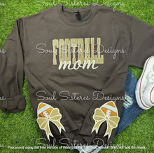 Load image into Gallery viewer, Custom Sport Glitter Embroidered Sweatshirt With Side Bows