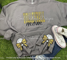 Load image into Gallery viewer, Custom Sport Glitter Embroidered Sweatshirt With Side Bows